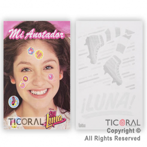 SOY LUNA ANOTADOR MINI x 10